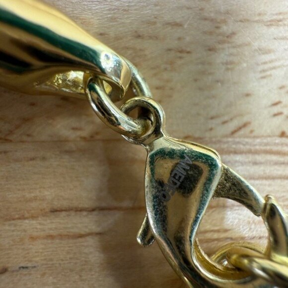 Vintage Amedeo Gold-Tone Multi-Strand Necklace With Reversible Cameo Pendant - Picture 3 of 15